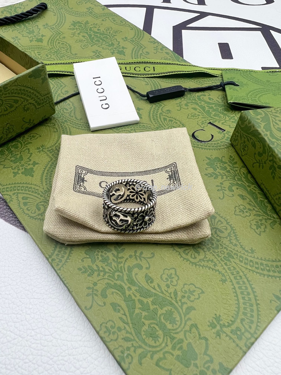 Gucci Love Gg Silver Ring (6) - www.newkick.vip